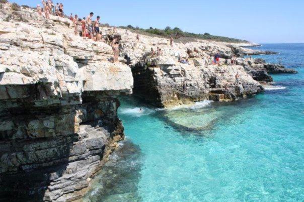 Beach House Ive With Jacuzzi, Pool, Playground And Bbq In An Olive Grove With A Beach, Pomer - Istria Kültér fotó